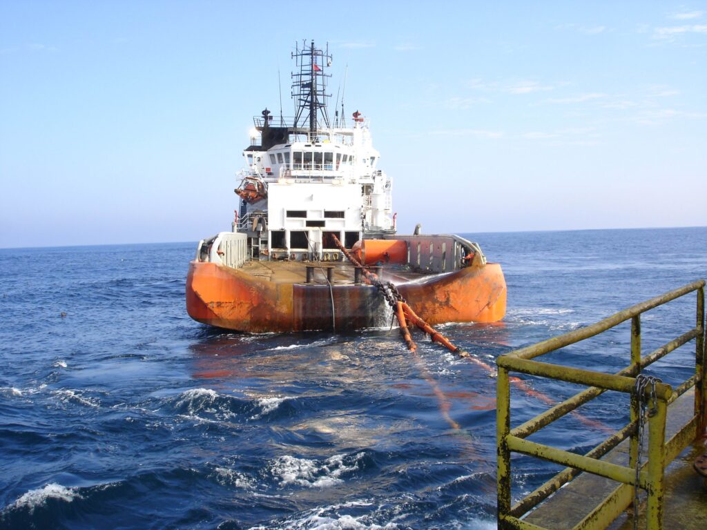 Pulling Close - CALM Buoy Chain Replacement - EBT Field